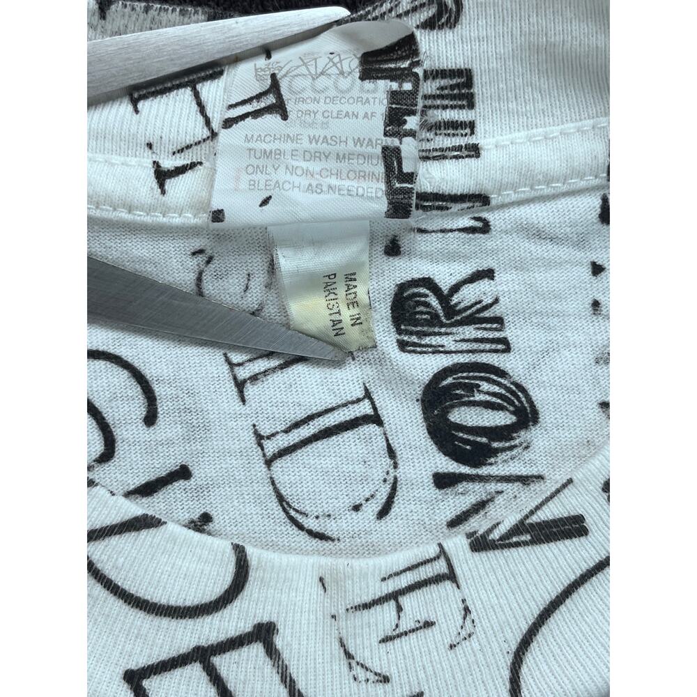 Vintage "North Side" All-Over Print Tee L - Picture 6 of 6